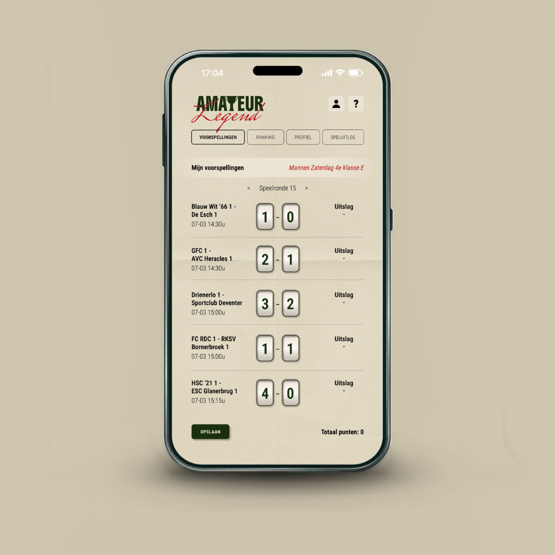 App mockup